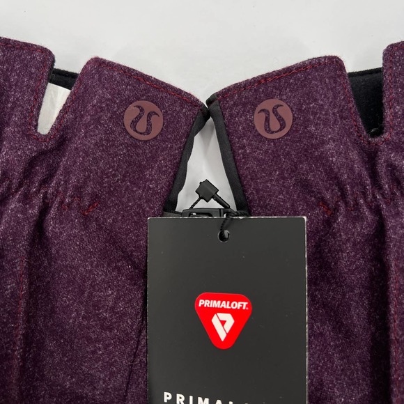 LULULEMON City Keeper Gloves Mens Unisex Purple Primaloft Tech Friendly NWT - Picture 4 of 7